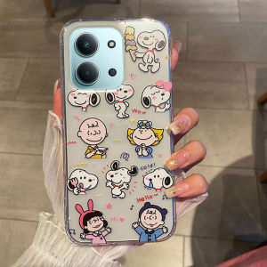 Phone Case for Redmi 17 5G Redmi 15c 5g Redmi 15 5g New 2026 Cute Cartoon Snoopy Charlie Pattern Shockproof Clear Soft Silicone Casing for Redmi 17 5G Phone Cover Case