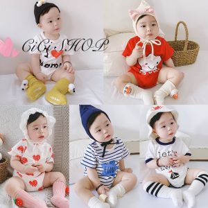 CiCi Baby Multi Onesie Top Seller OVERRUNS 100%Cotton Cute NewBorn Baby Clothes Boy 0 to 6 months Baby Suits Infant Romper Quality Baby Needs One-Piece Bodysuits Newborn Clothes Baby Girl Clothes Baby Products Newborn Outfit Sale Random 0-24m