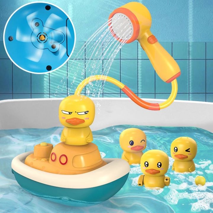 Baby Bath Toys Duck Sprinklers Kids Water Pool Spraying Bathtoy