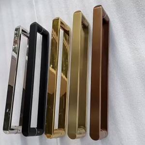 Thickened 304 stainless steel square door handle glass door handle sliding door handle metal door handle(XYLS-031)