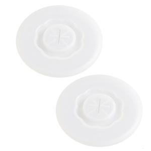 Silicone Cover with Straw Hole Cover Universal Suit 95mm Flexible Leakproof Dustproof Lid For Mugs