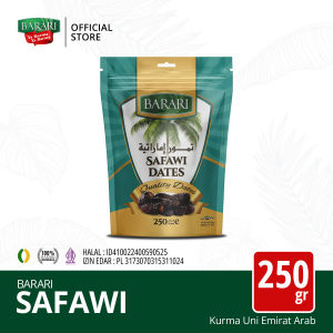 BARARI Safawi Pouch Kurma Emirat 250Gr Premium Dates High Quality Tekstur Lembut dan Kenyal