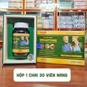 Viên Ăn Ngủ Ngon Viphartonin - Bí Quyết An Thần Bổ Trí Não Tái Tạo Năng Lượng Hộp 30 Viên
