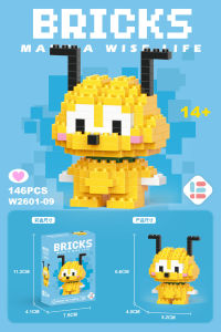 Fairy Tales Series Cute Cartoon Building Blocks - Sanrio Spongebob Disney Winnie The Pooh Building Bricks Educational Toys for Boys and Girls Compatible with LEGO Birthday Christmas Gift Mainan Budak Perempuan Lelaki 兼容乐高卡通积木星黛露微颗粒积木男女儿童益智玩具