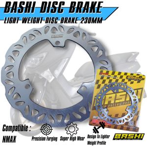 BASHI PIRINGAN CAKRAM DEPAN NMAX 2DP BASHI DISCBRAKE 3 LUBANG 230MM NMAX AEROX LEXI
