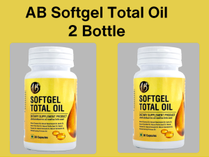 AB Softgel Total Oil 2 Bottles (30+30 = 60 Capsules) 9 Essential Oils in One
