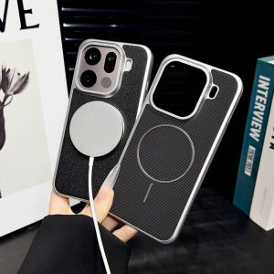 For OPPO Find X9 Pro Case Luxury PU Magnetic Wireless Charging Protective Back Cover Case For OPPO Find X9 X9Pro Phone Shell