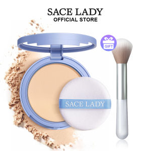 SACE LADY Oil Control Compact Powder Foundation #01 CLASSIC IVORY | Long-Lasting Oil Control & Flawless Finish