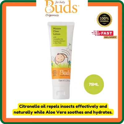 Buds Everyday Organics Mozzie Clear Lotion | 75ML | EXP: 04/29