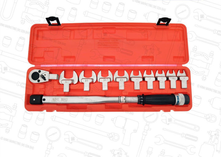 11 PC. 14×18 Interchangeable Torque Wrench Set (60~340 N‧m - View #2