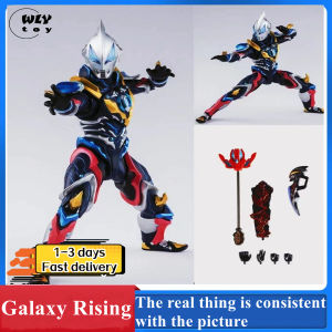 (Malay spot)New SHF15cm Galaxy Rising Ultraman Geed multi-accessory multi-joint movable toy model childrens gift Plastic Figures toys