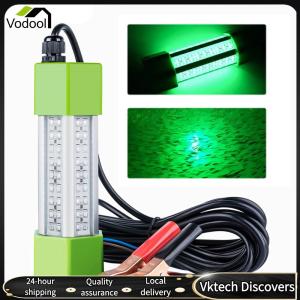 【Vodool】 12V 70W LED Bait Submersible Fishing Light with 5M Cord Submersible LED Fishing Lamp Underwater Fish Attracting Light for Sea and Cage Net Use