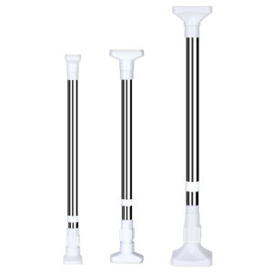 Local Stock Clothes Rod Adjustable Rod Extendable Shower Curtain Rod Punch-free Towel Hanging Clothes Rail