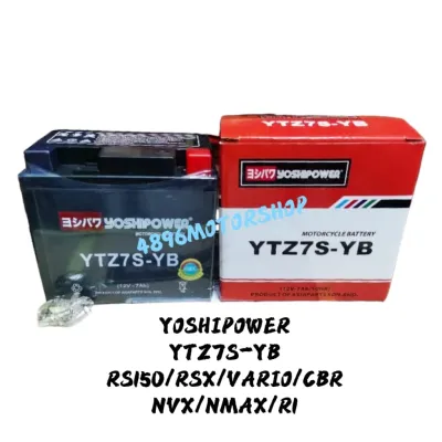 YOSHIPOWER YTZ7S-YB YTZ7 YTZ6 BATTERY BATERI KERING R150 RSX VARIO CBR150 BELANG PCX150 AIR BLADE NVX NMAX R1
