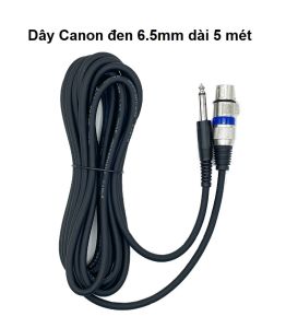 Dây Canon XLR Cái ra Jack 6.5mm  dây dùng cho Micro Karaoke chuyên dụng Jack canon cái ra 6.5 ly đồng nguyên chất