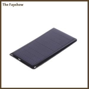 [The Fayshow] 1Pc Solar Panel 5V 60MA For Mini Solar Panel Charging And Generating Electricity