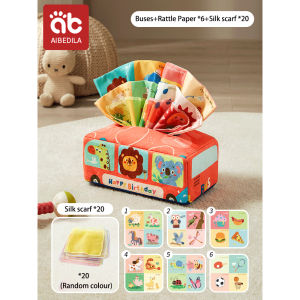 Baby Pumping paper toys 0-1year old puzzle early education three 3 to 6 months above 12 newborn toddler baby Pumping paper toy