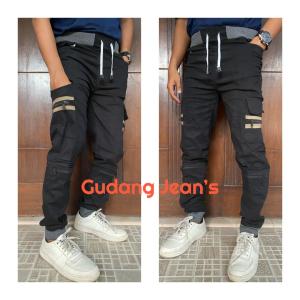 Celana Panjang Joger Pria Dewasa Pinggang Karet Melar Katun Cino Stretch Warna Mocca Moka Abu Grey Hitam / Jogger Cargo Tali Kolor Gunung Tactical Besar Ukuran Jumbo / Chino Chinos Cinos Kargo