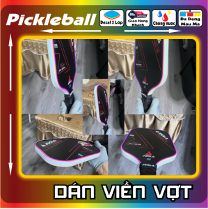 Miếng dán viền vợt picklebal Mẫu hót - dán vừa vợt 14mm-16mm (Joola CNBR proton Selkirk..v.v)