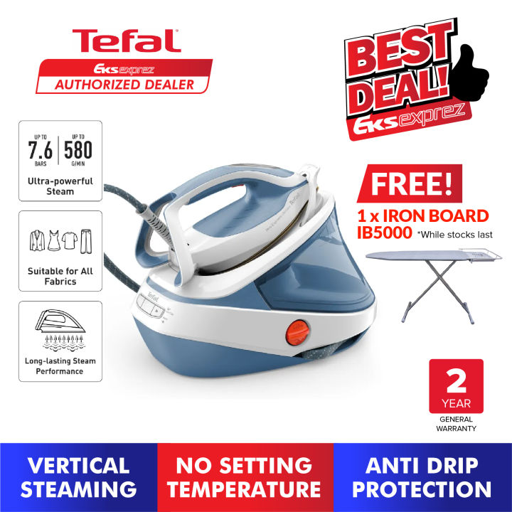 Tefal Steam Iron Station Pro Express Ultimate II + Ironing Board ...