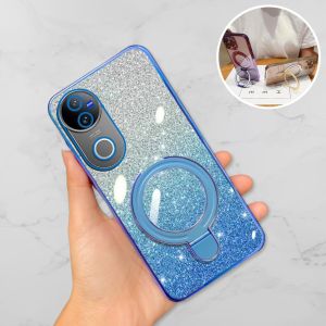 Case Vivo V50 5G V60 5G Gliter Premium TPU Ring Magnetic Softcase