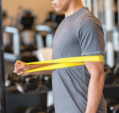 Karet olahraga otot kaki tangan Flexiband Latex Resistance Band Elastis Alat Olahraga Karet Fitness Gym