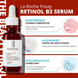 *Authentic* La Roche Posay Hyalu B5 Serum Pure Vitamin C10 Serum Pure Niacinamide 10 Serum Retinol B3 Serum Effaclar Cicaplast B5 Serum 30ml
