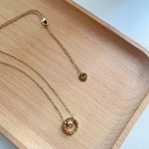 KALUNG GEMPET TITANIUM ROMAWI PERHIASAN ANTI KARAT&ANTI LUNTUR || Bandar Titanium ACC