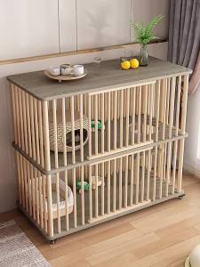 Cat cabinet super large space cat cage solid wood cat villa luxury double-layer cat house  supplies