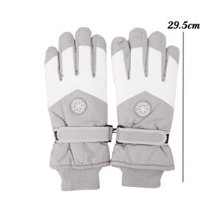 Mùa đông Găng Tay Dày Nam Nữ màn hình cảm ứng lạnh không thấm nước xe máy chu kỳ Găng tay thể thao ngoài trời ấm áp lót nhung găng tay trượt tuyết