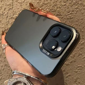 Luxury Matte Anti-drop Armour Phone Case for iPhone 17 16 15 14 Pro Max Air 11 12 13 7 8 Plus SE2 XR X XS Max Lens protect Cover