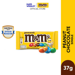 M&MS Peanut Chocolate Single 37g Chocolate / Crunchy