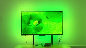 55-75 Inch Smart TV LED Backlight with HDMI 4K30Hz Sync Strip Sync to Screen & Music Changing Lights for TV/PC/Game/APP Control