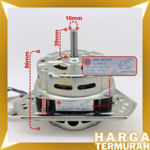 DINAMO PENGERING MESIN CUCI SHARP | MOTOR PENGERING MESIN CUCI | DINAMO SPIN SHARP ALMUNIUM