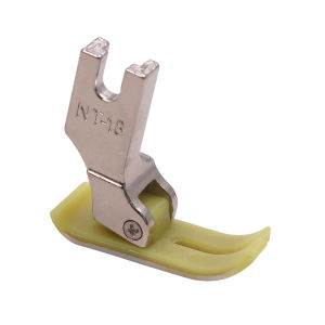 438178 ZXC 1 Pc Industrial Sewing Machine Flat Plastic Presser Foot Leather Foam Rubber MT-18 Model For Flat Industrial Sewing Machines
