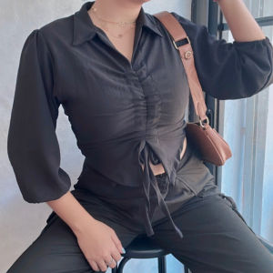 Blouse Serut Top Tassy Crinkle Airflow Premium