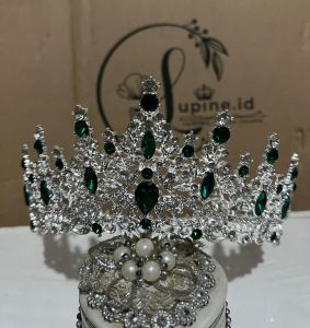 Mahkota Sapphire Mahkota Wedding Bridal Mahkota Bisa Hijab Tiara Diamond Pengantin Wanita Crown Bride