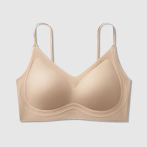 (SG InStock) Ma Ric Ric ChicFlex Thin Straps Multiway Usage Fixed-pad Latex Bra (Wireless. Seamless. lingerie) - TSB31
