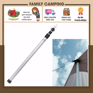 Cọc chống lều thanh chống mái hiên lều chống tăng hợp kim nhôm siêu bền dài 23 m (Có ảnh và video)