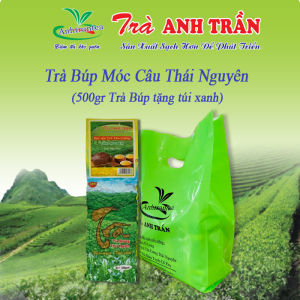 Túi + 500 g Chè búp Tân Cương Thái Nguyên đặc sản (Trà móc câu)-Trà Anh Trần