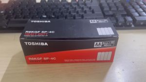 Hộp 40 viên Pin tiểu AA Toshiba R6KG chính hãng - Pin carbon - Pin không sạc