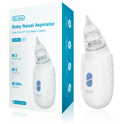 Dr.isla Baby Electric Nasal Aspirator Nasal Care 2 Level 2 Suction Nozzle Low Noise Gift Brush U93