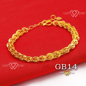POS DARI KL - GB13 / RANTAI TANGAN / BRACELET / GOLD BRACELET / RANTAI / GELANG / RANTAI PEREMPUAN / PLATED / FASHION