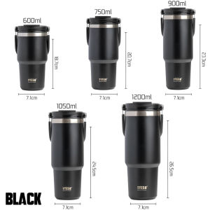 cod-ship with 24hAuthorized TYESO Tumbler Thermos Cup Water Bottle With Straw & Holder Custom Logo Engraved Boys Name Gift
