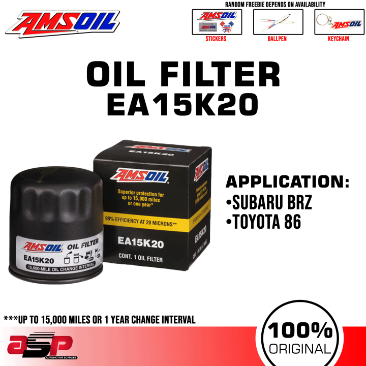 AMSOIL Oil Filter EA15K20 For Subaru BRZ, Toyota 86 | Lazada PH