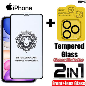 2 ประเภท ปกป้องหน้าจอ สำหรับ iPhone 11 Pro Max, 12 Pro Max, 13 Pro Max, 14 Pro Max, 13Pro, 13Mini, 12, 12 Pro, 7/8 Plus, 14 Plus กระจกป้องกันฟิล์ม