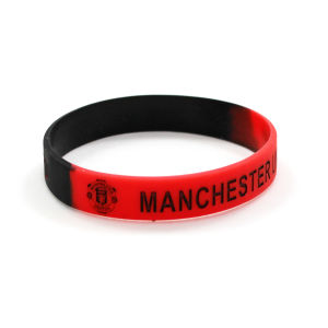 Gelang Silikon Motif Klub Bola 2 Warna Real Madrid Barca Man United City Juve Milan PSG Chelsea