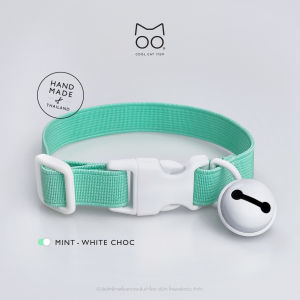 ปลอกคอแมวนิรภัย ยางยืด รุ่น Safe & Soft : เซตสีมิ้นต์