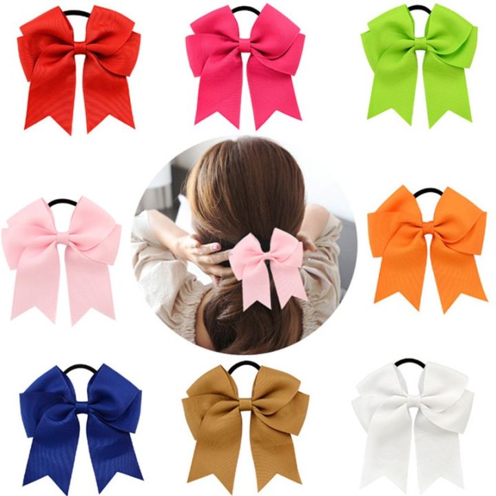 Grosgrain Headdress Scrunchies Accessory Ribbon Hair Rubber Grosgrain