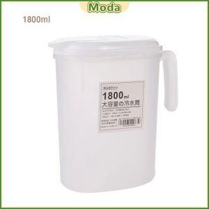 Moda Plastic Water Kettle Jug with Lid for Cold Water Ice Tea Juice Beer Kitchen 1800ml 2500ml